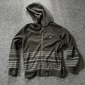 Nautica zip up hoodie sweatshirt